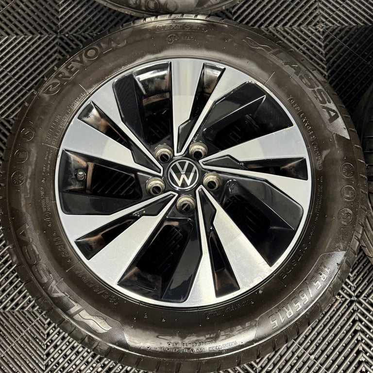 15'' GENUINE VW POLO NEW MODEL MK6 SEYNE ALLOY WHEELS ALLOYS TYRES