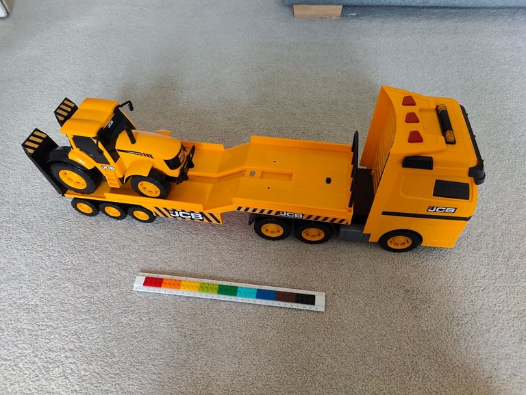 Large articulated lorry truck toy with tractor