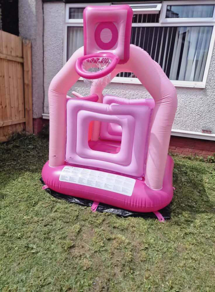 Fairy inflatable bouncy castle with box 