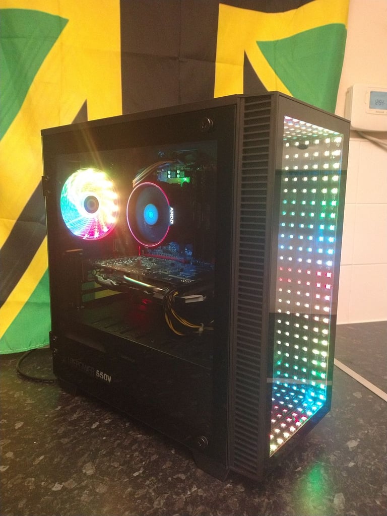 ABYSS/8-Core Ryzen/8GB GPU/16GB DDR4/240GB SSD/2TB HDD/WiFi/Gaming Tower