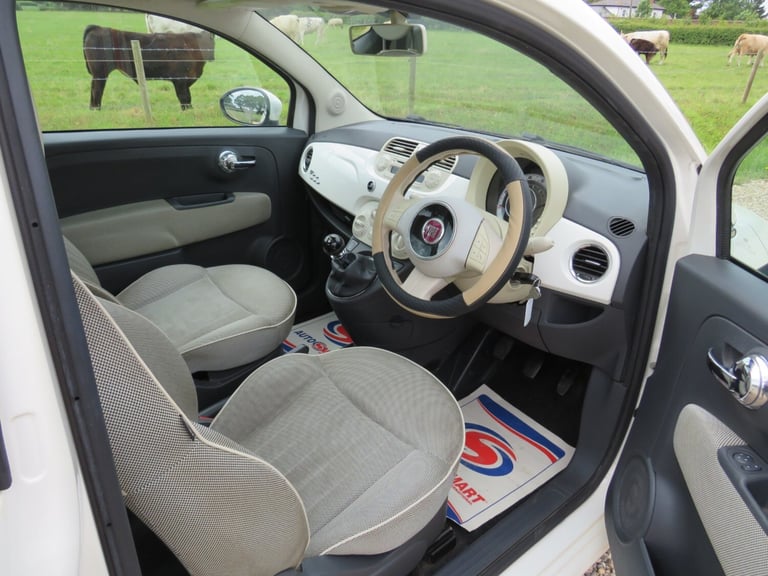 2010 Fiat 500 1.2 LOUNGE 3 DOOR HATCHBACK Petrol Manual