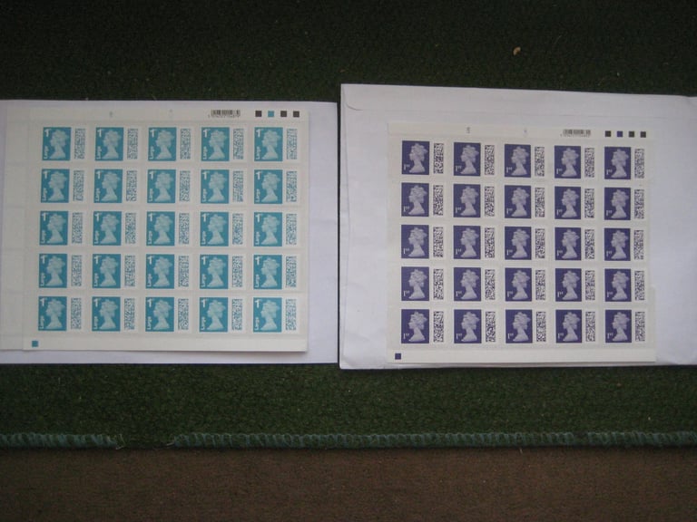 image for GENUINE 1st Class Stamps: 10 Standard Letter Stamps for £14.00; 10 Large Letter Stamps for £25.00