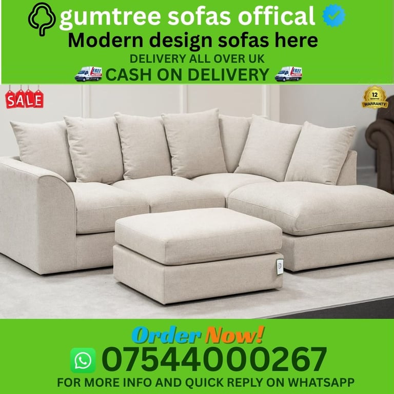 image for Corner & 3+2 Seater Sofa – Home Comfort Sale  UK Delivery