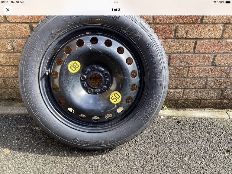 image for Kuga Space saver Spare Wheel & Tyre MK3 17” T155/70R/17