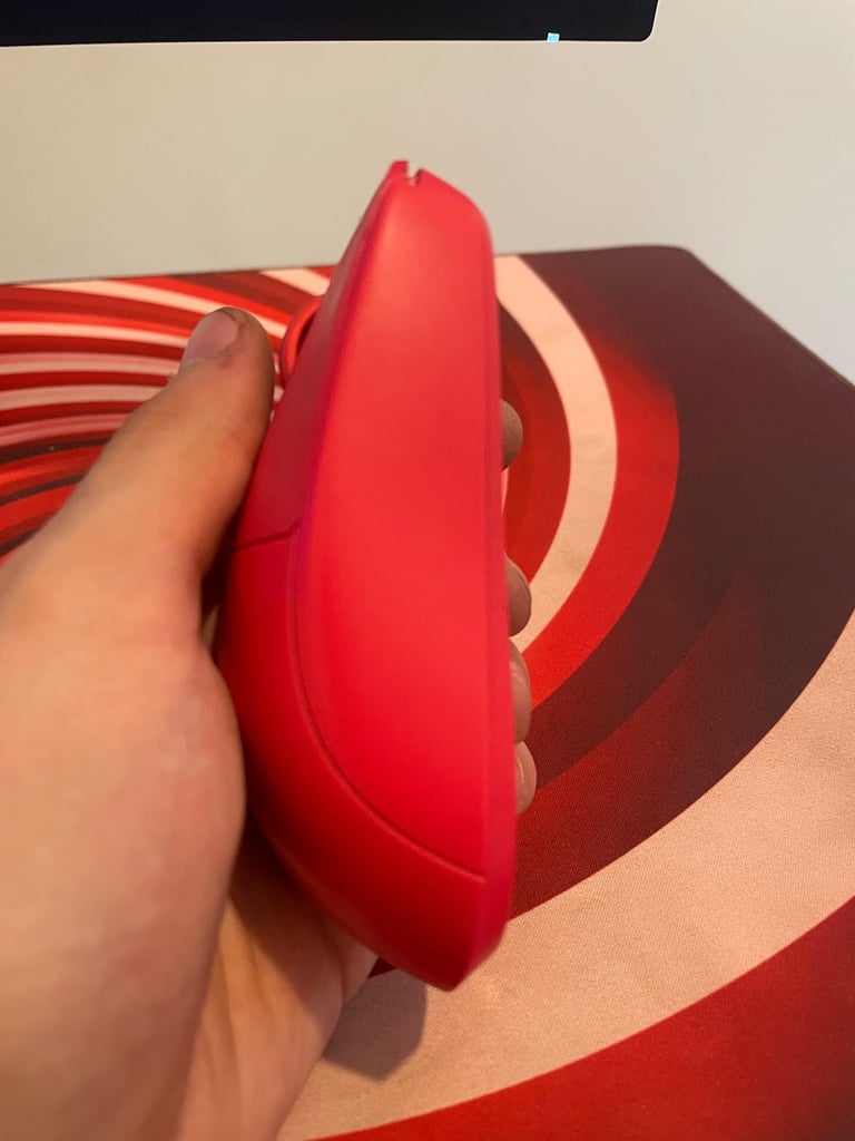 Red pulsar gaming mouse 