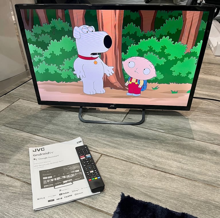 JVC 32 inch android smart led tv with google assist bargain only £50 no offers free local delivery 