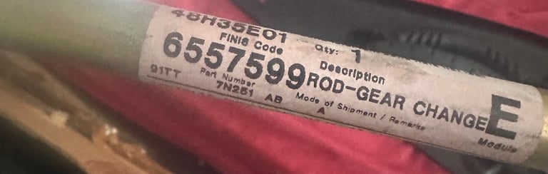 NOS GENUINE FORD ESCORT MK3 MK4 MK5 ORION 90-95 GEAR CHANGE ROD 6557599 RS GHIA