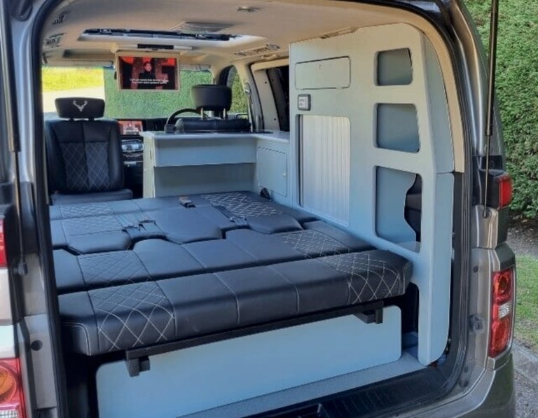 Nissan Elgrand Camper/ Campervan (vw alt), 09/10 2.5 V6 Petrol/LPG/ULEZ/Crit1/ VLow Miles - May PX