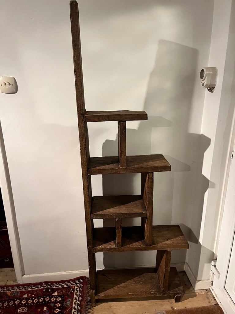 HANDCRAFTED FREESTANDING RUSTIC SHELVING 