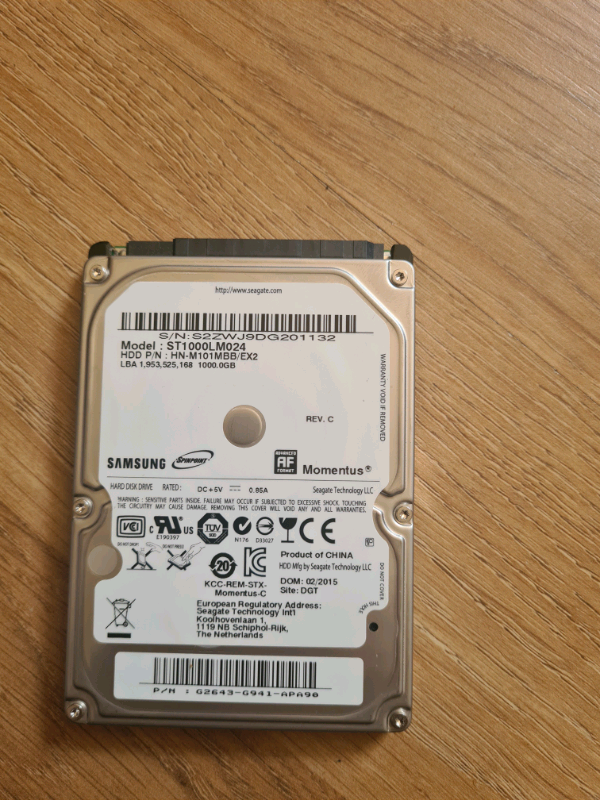 Mixed Hdd hard drives 1TB=£10 500GB=5
