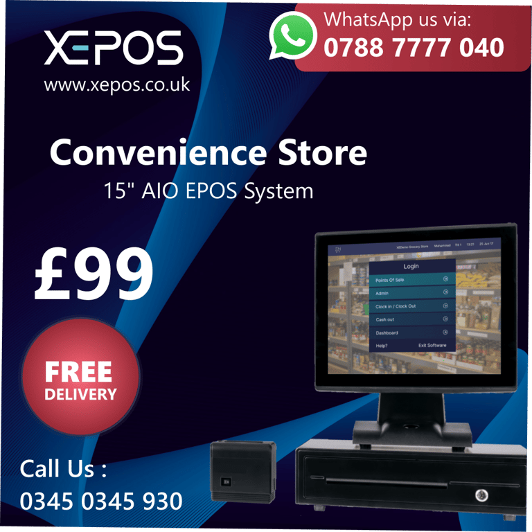 £99 Complete EPOS System for Retail Stores - Clothing Shop | DIY Store | Convenience Store