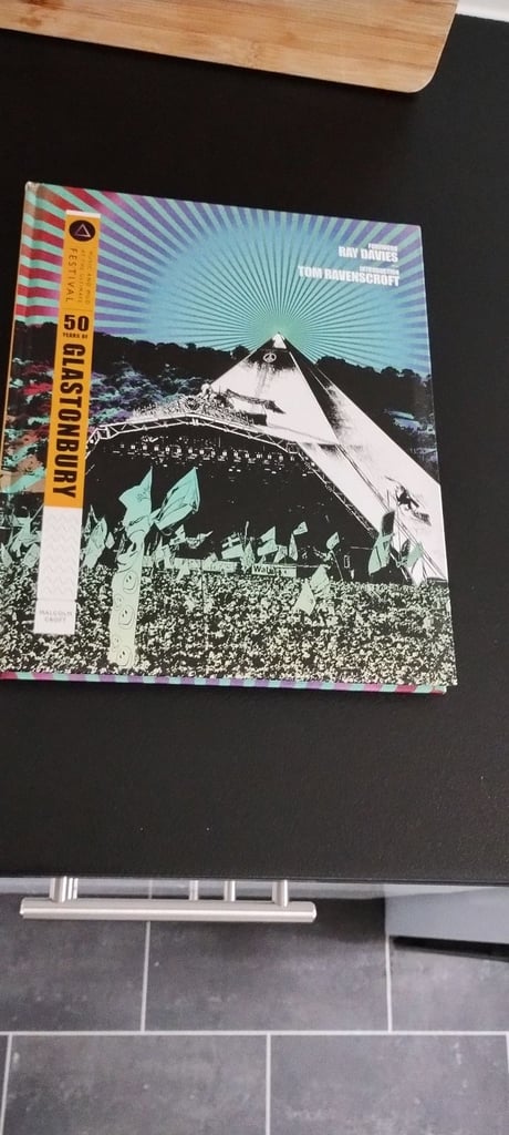 GLASTONBURY AT 50 HARDBACK BOOK MALCOLM CROFT