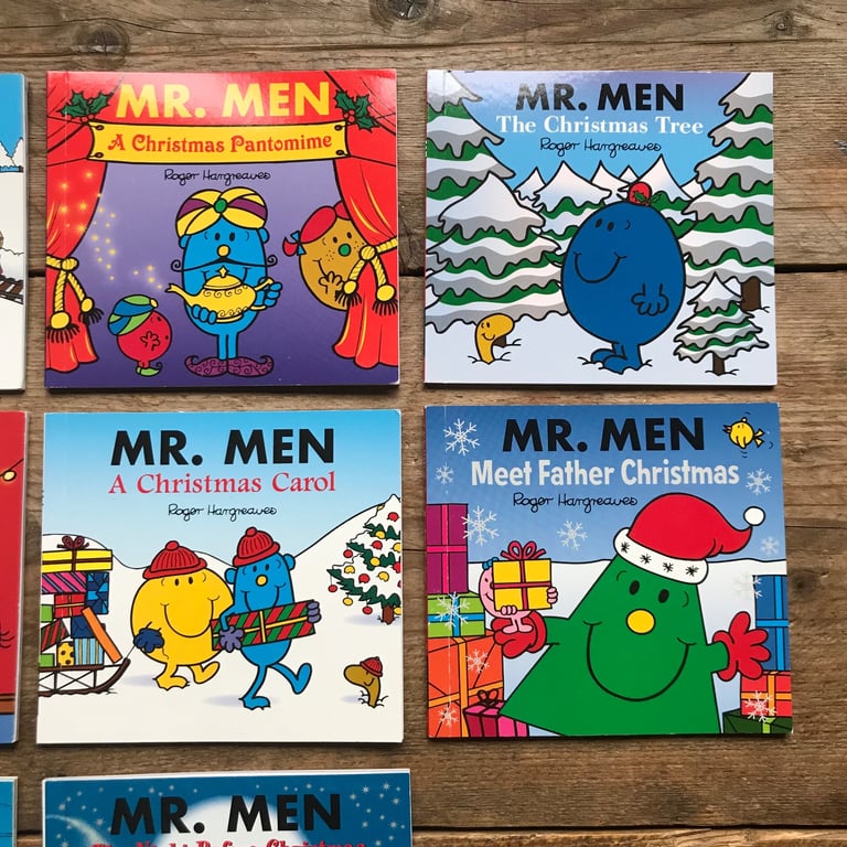 Mr Men Christmas Collection x 10 Book Set - Paperback, New & Unused 