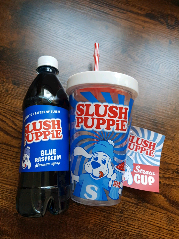 Slush Puppie cup and syrup gift set