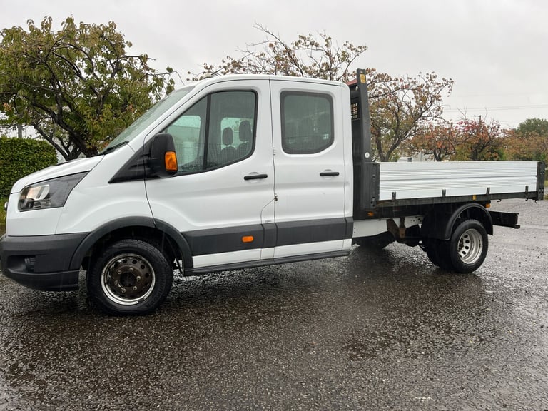 2018 Ford Transit 2.0 TDCi 130ps H2 CREWCAB 7  SEAT TIPPER   NO VAT ! Tipper Diesel Manual