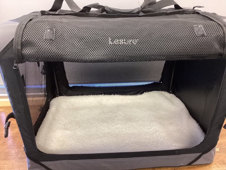 Dog cat pet crate cage travel foldable folding