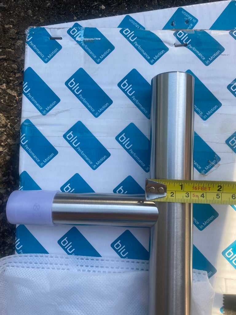 image for Heavy duty Door pull handle, Brushed