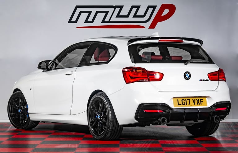 2017 BMW 1 Series M140i 3dr [Nav] Step Auto (340ps) - Red Leather - Extra's HATCHBACK Petrol Auto...