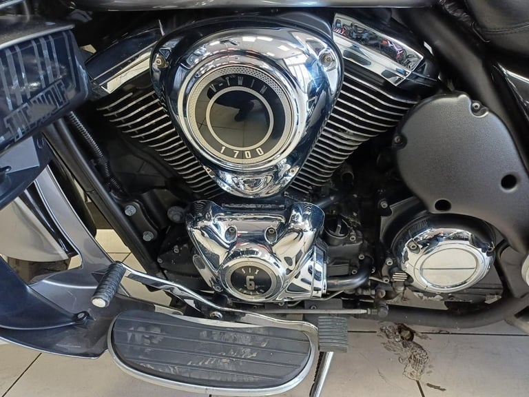 2014-64 Kawasaki VN1700 Voyager custom cruiser tourer adventureb in grey, Ful...