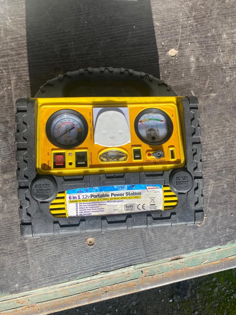 6in1 12v Car Jump Starter