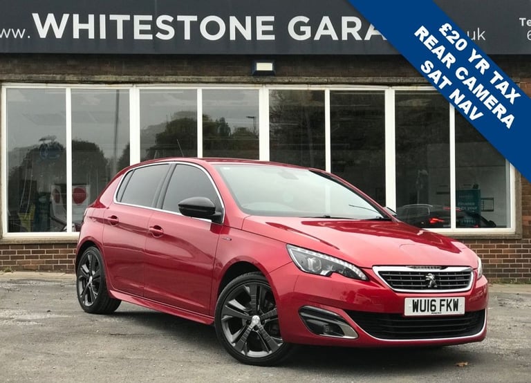 2016 16 PEUGEOT 308 1.6 BLUEHDI GT LINE HATCHBACK 5DR DIESEL MANUAL EURO 6 (S/S)
