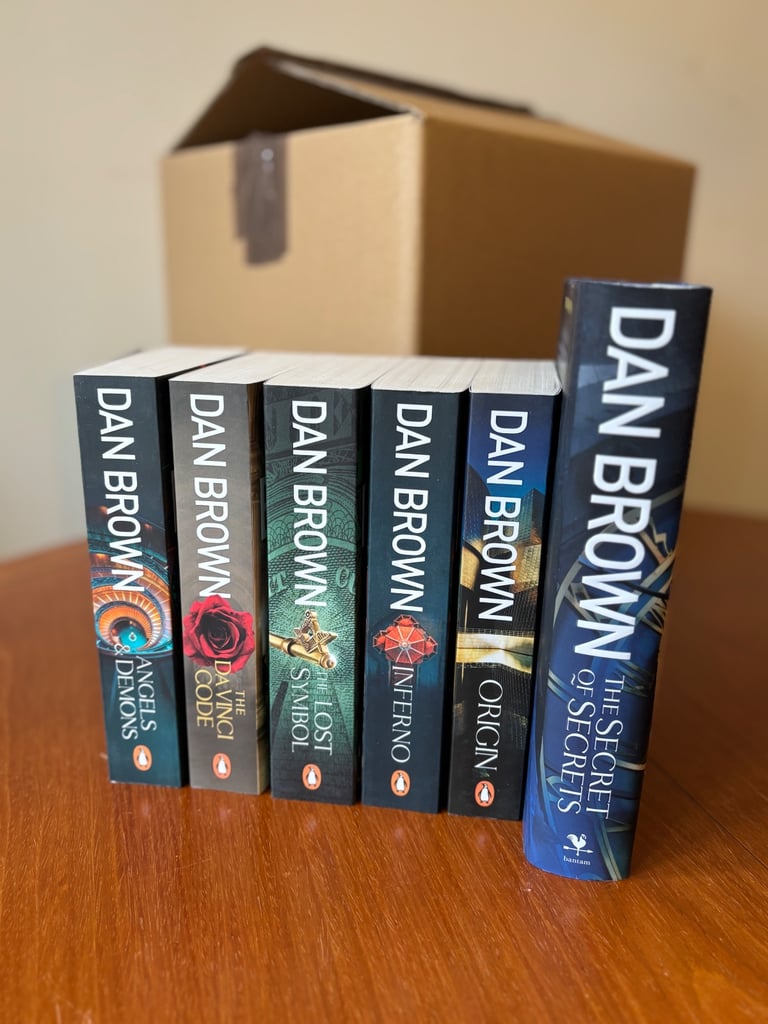 image for Brand New Dan Brown ‘Robert Langdon’ Book Series with new artwork