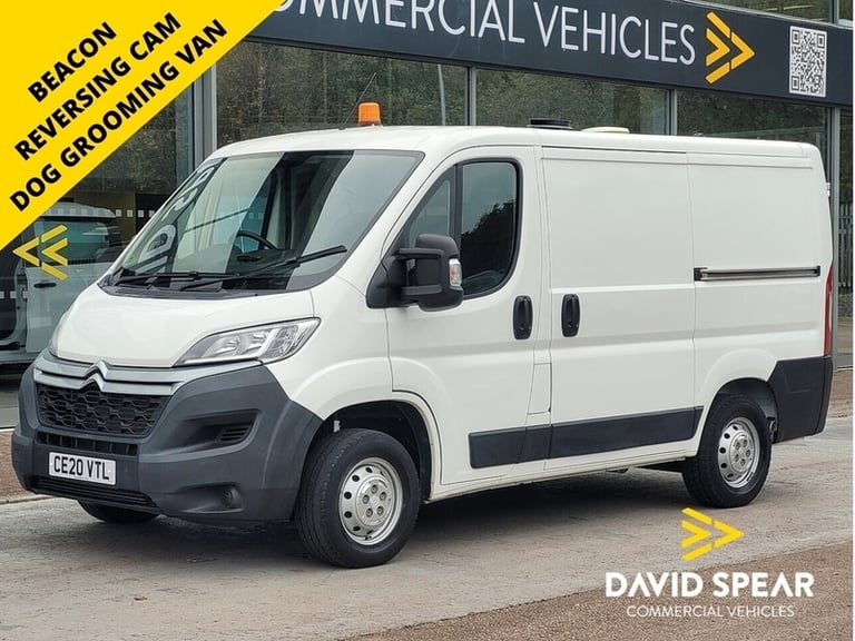 2020 Citroen Relay Hdi 120ps X 30 L1 Swb, 1 Owner, 2 keys, Dog Grooming Van, Air Con, Reversin Pa...
