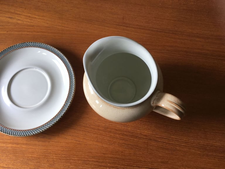 Denby Luxor Tableware – Gravy Boat + Saucer, Salt & Pepper Pots + Sugar Bowl – Collect Only