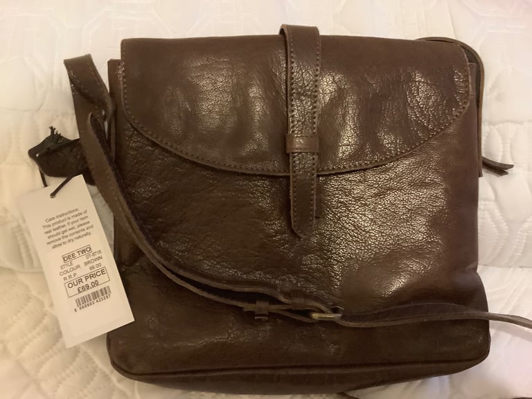 image for Leather over the shoulder Bag