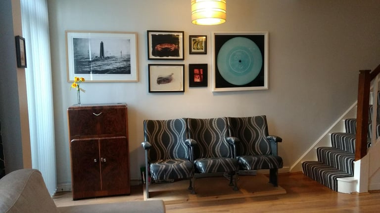 image for Restored Art Deco Cinema Chairs 