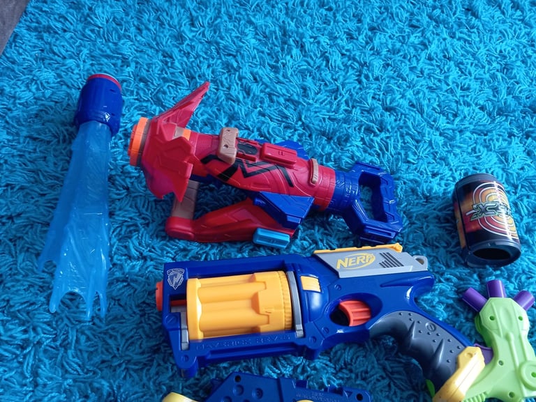 3 NERF guns