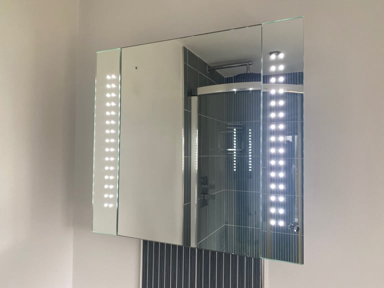 image for Illuminated bathroom cabinet