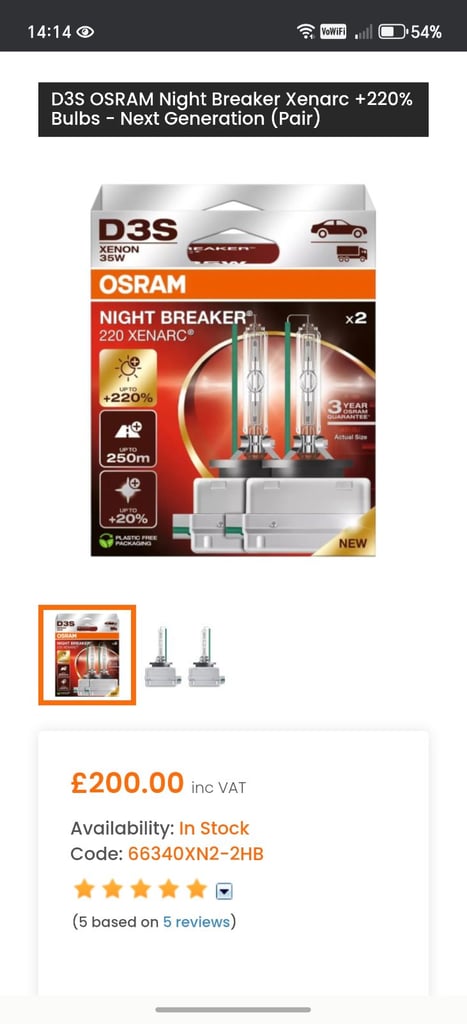 car headlamp bulbs