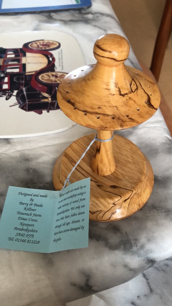 image for Beautiful Hand Turned Earring Stand