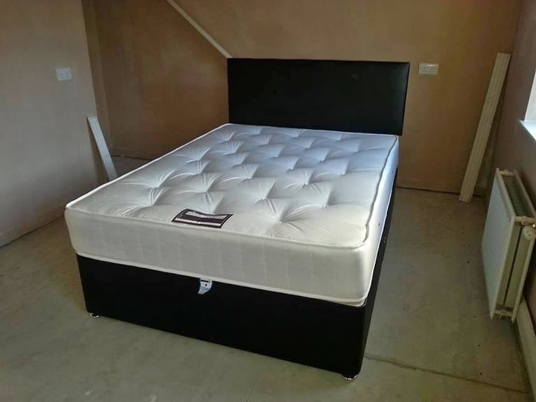 👍❤SMALL DOUBLE SIZE MATTRESS -SINGLE BED FRAME WITH MATTRESS