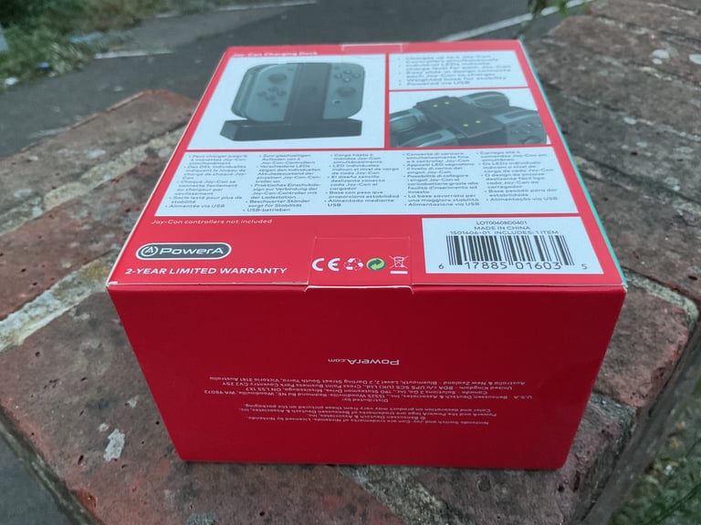 POWERA Joy-Con Charging Dock SUPER MARIO  ENHANCED WIRED CONTROLLER - New | Sealed