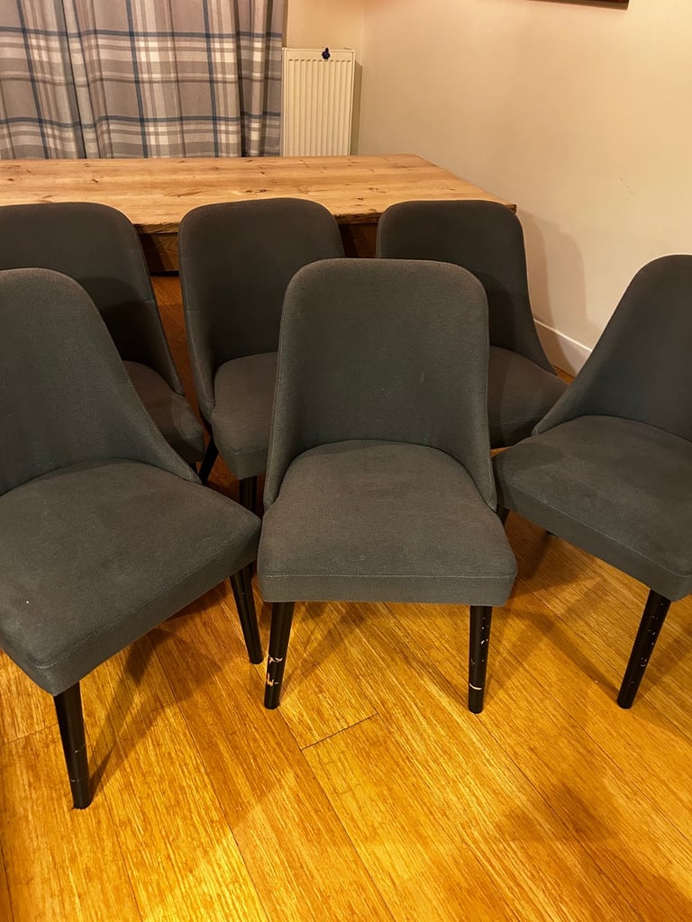 image for Six dining chairs 