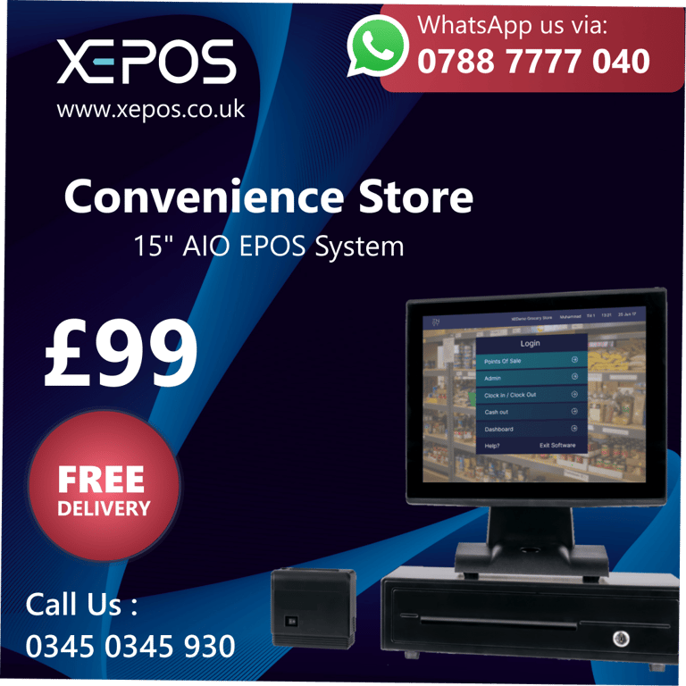 £99 BRAND NEW All in One XEPOS Hospitality System - EPOS Till Bar Restaurant Pub Cafe Nightclub