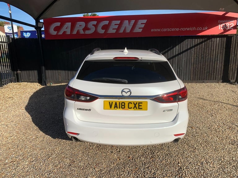 2018 Mazda Mazda6 2.2 SKYACTIV-D Sport Nav+ Tourer Euro 6 (s/s) 5dr ESTATE Diesel Manual