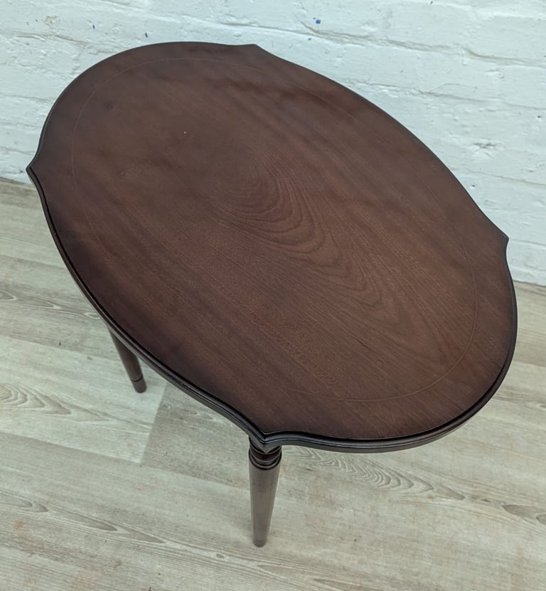 Reproduction mahogany side table