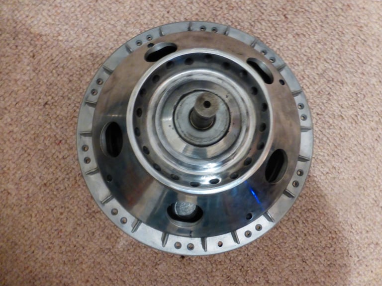 BSA Triumph any Project 8" Twin Leading Shoe Front Hub Complete with Spindle.