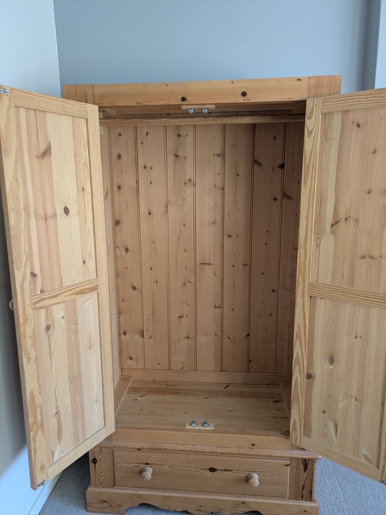 Pine wardrobe