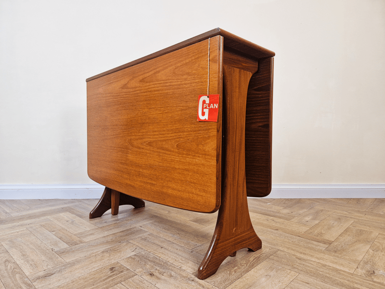 image for G Plan Fresco Red Label Vintage Medium Teak Mid Century Drop Leaf Table BL697