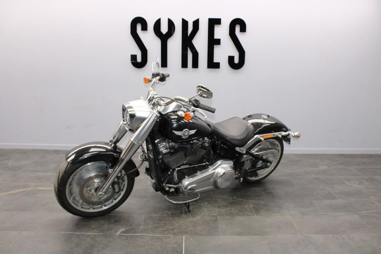 2018 Harley-Davidson FLFBS Softail Fat Boy 114 in Black Tempest