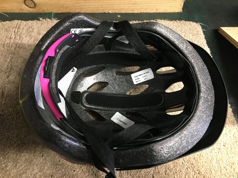 Ladies cycle helmet. Worn once , as new .