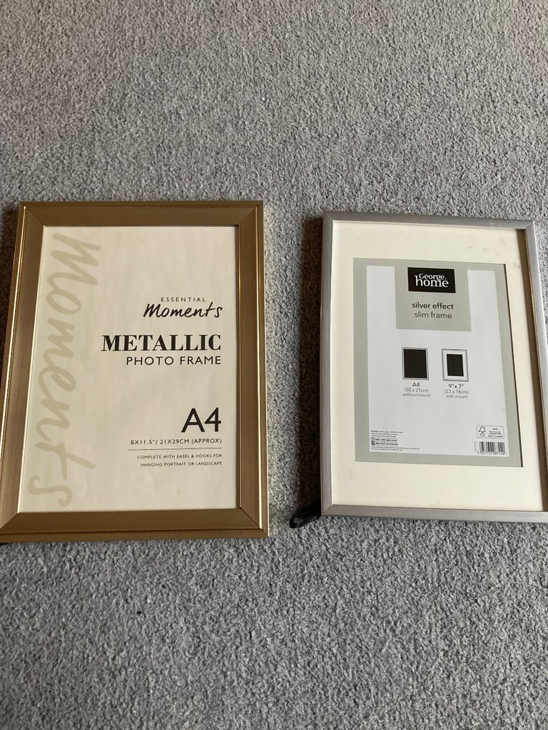 image for A4 picture frames x2 - £4
