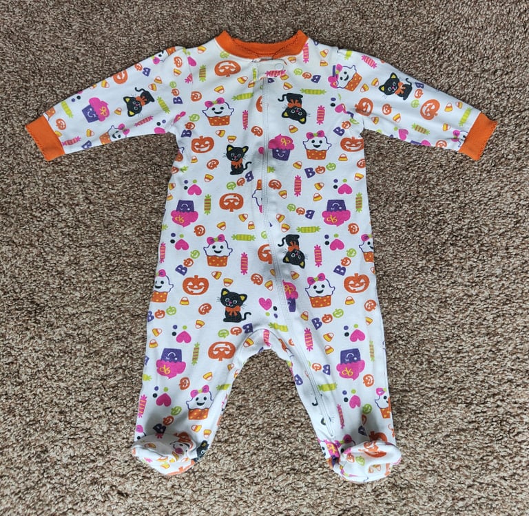 Halloween babygrow, size 3-6 months 
