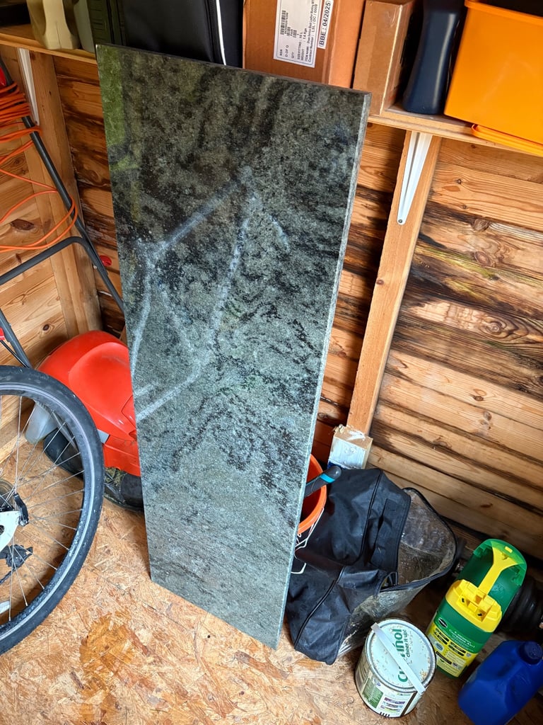 image for Granite marble-effect hearth slab 