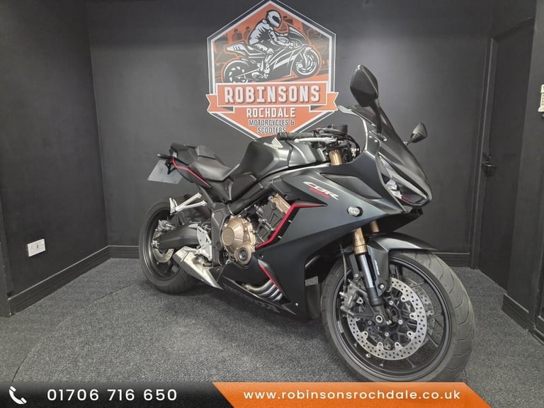 2020 Honda CBR650r in Black, 2 owner machine.