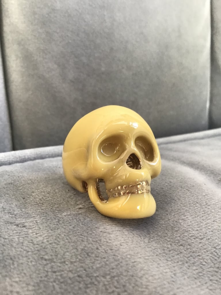 image for ‘TopShop’ Beige Skull Cocktail Ring, Fashion Jewellery - Brand New